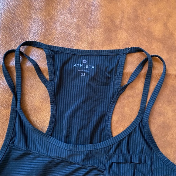 Athleta Racer Back Tank Top | Black | XS - Picture 5 of 9